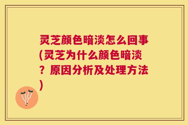 灵芝颜色暗淡怎么回事(灵芝为什么颜色暗淡?原因分析及处理方法) 灵芝颜色暗淡怎么回事(灵芝为什么颜色暗淡?原因分析及处理方法)