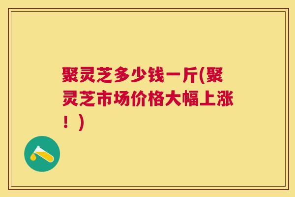 聚灵芝多少钱一斤(聚灵芝市场价格大幅上涨!) 聚灵芝多少钱一斤(聚灵芝市场价格大幅上涨!)
