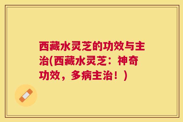 西藏水灵芝的功效与主(西藏水灵芝：神奇功效，多主！)
