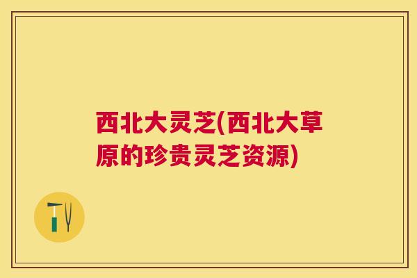 西北大灵芝(西北大草原的珍贵灵芝资源)