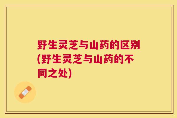 野生灵芝与山药的区别(野生灵芝与山药的不同之处)