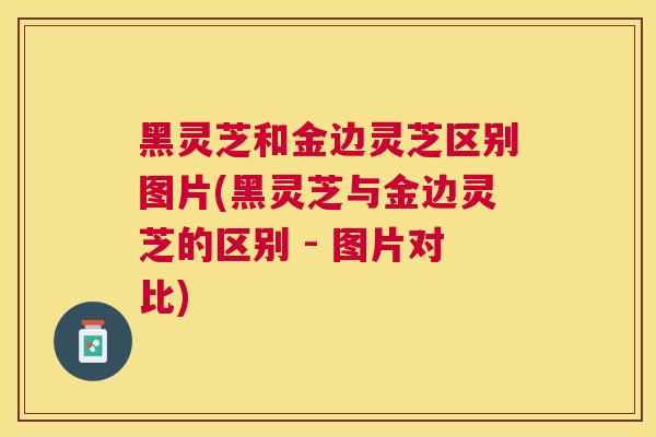 黑灵芝和金边灵芝区别图片(黑灵芝与金边灵芝的区别 - 图片对比) 黑灵芝和金边灵芝区别图片(黑灵芝与金边灵芝的区别 - 图片对比)